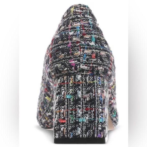 Elegant Multicolor Tweed Heels - Picture 16 of 16